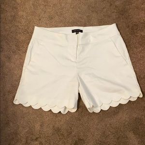 White Limited Shorts